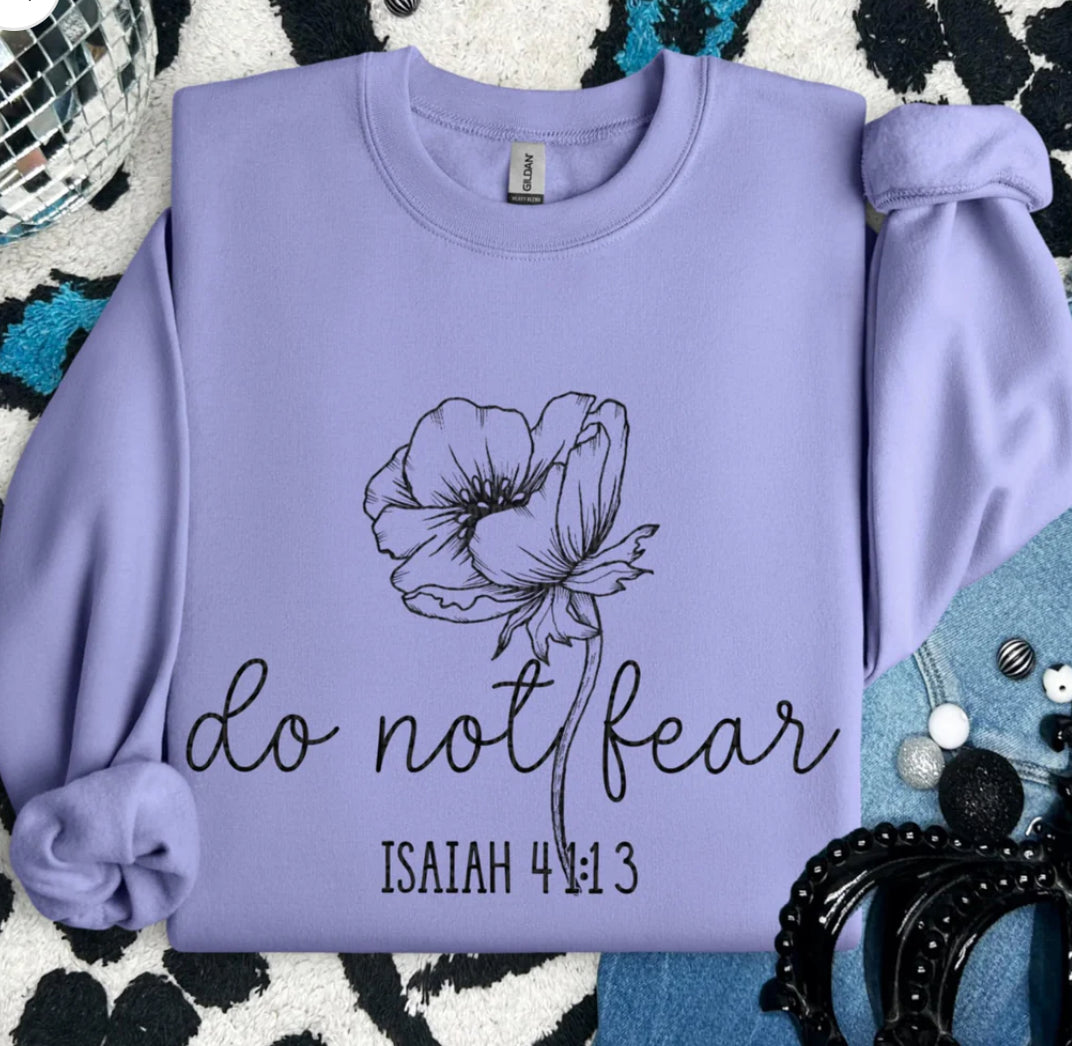 Do not fear tee/sweatshirt