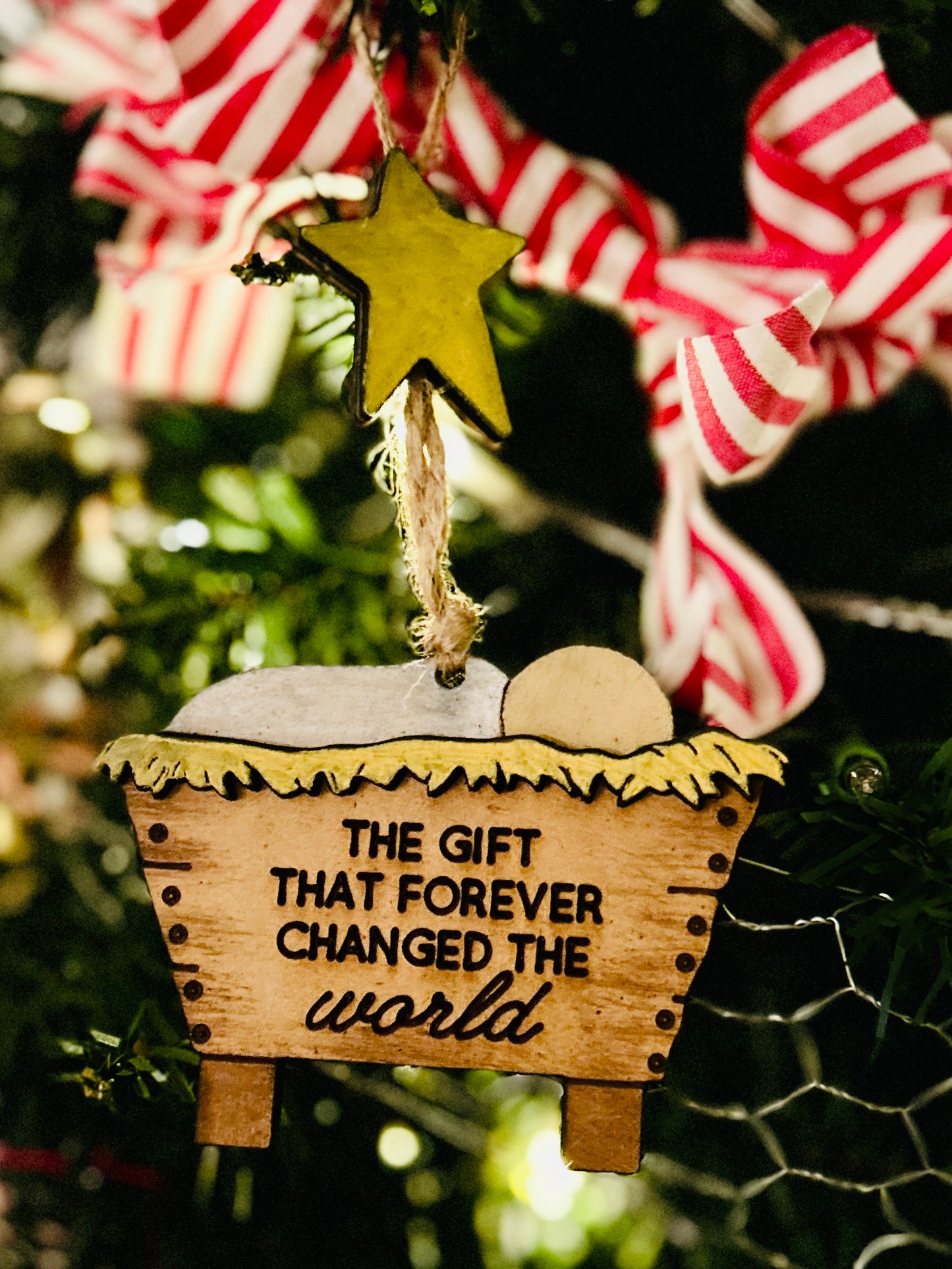 The Gift that Forever Changed the World Ornament