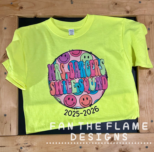 Mrs Barger’s class tee