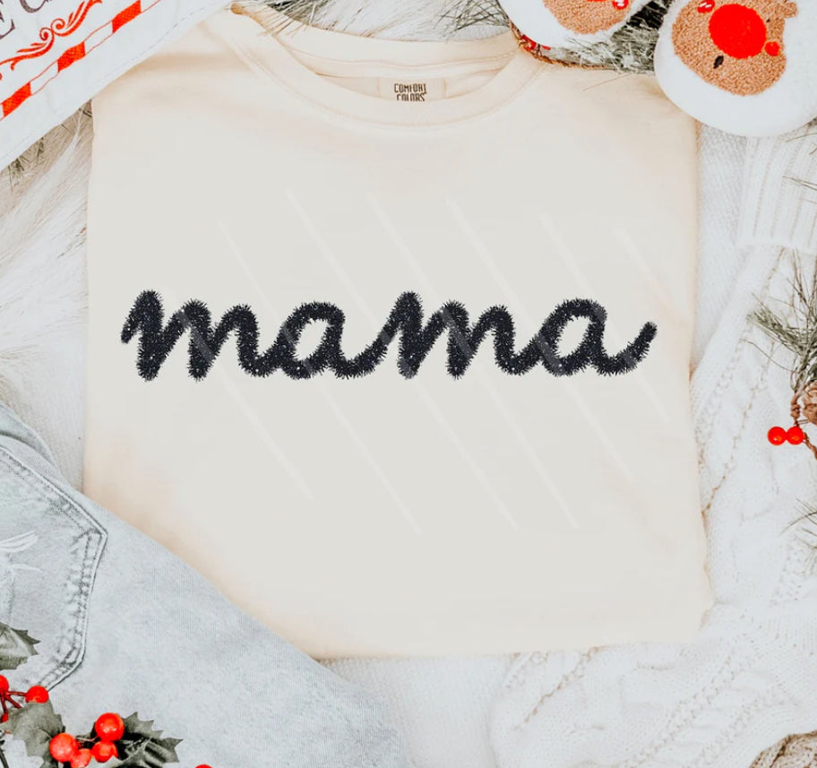 Mama tinsel Tee/Sweatshirt