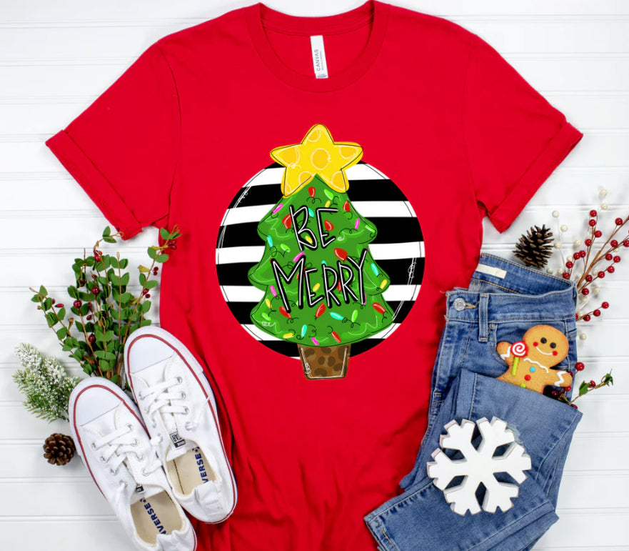 Be Merry tee/sweatshirt