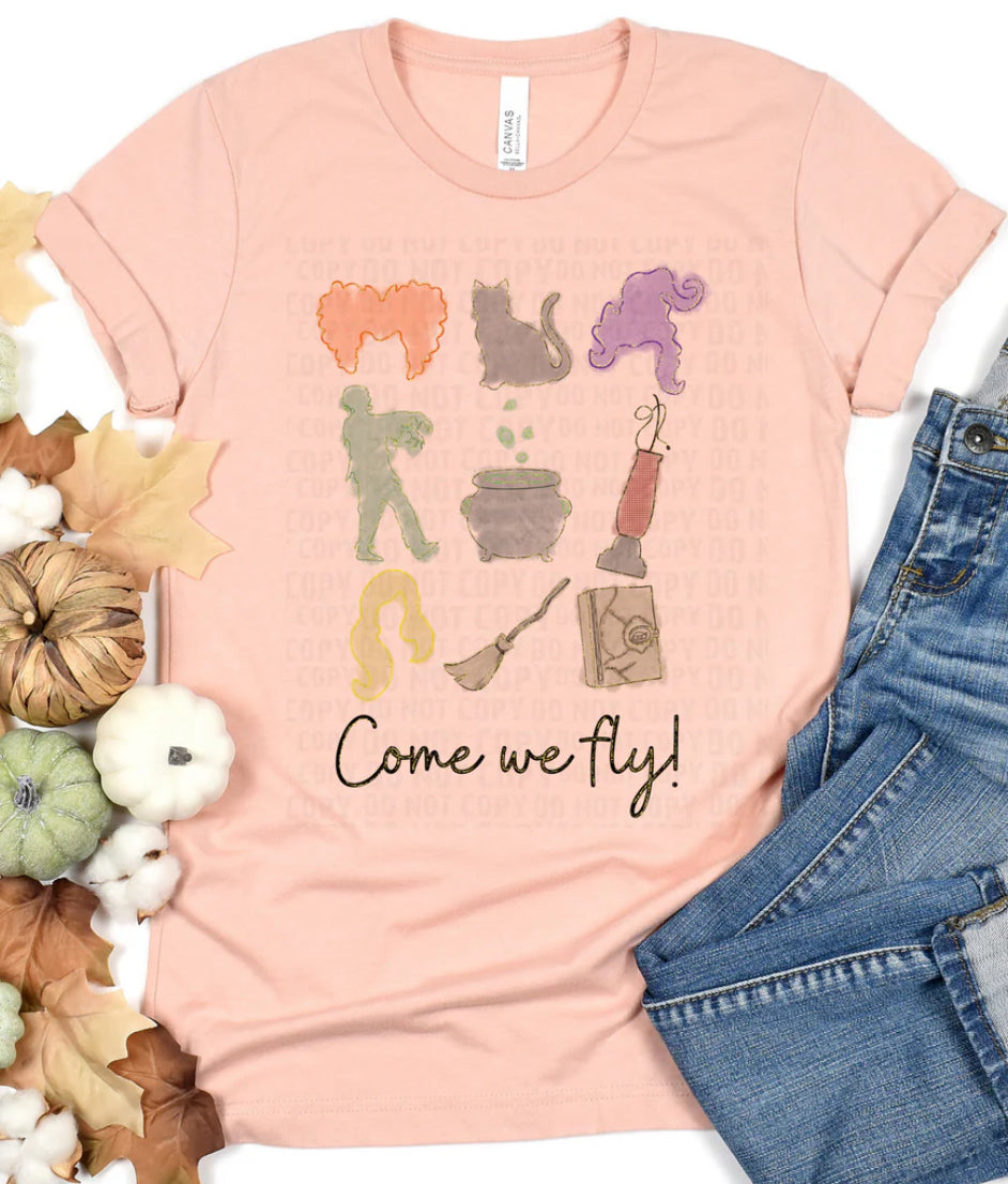 Come We Fly tee/sweatshirt