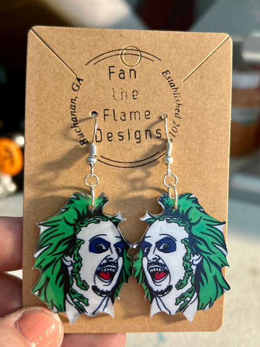 Beetlejuice Dangle Earrings