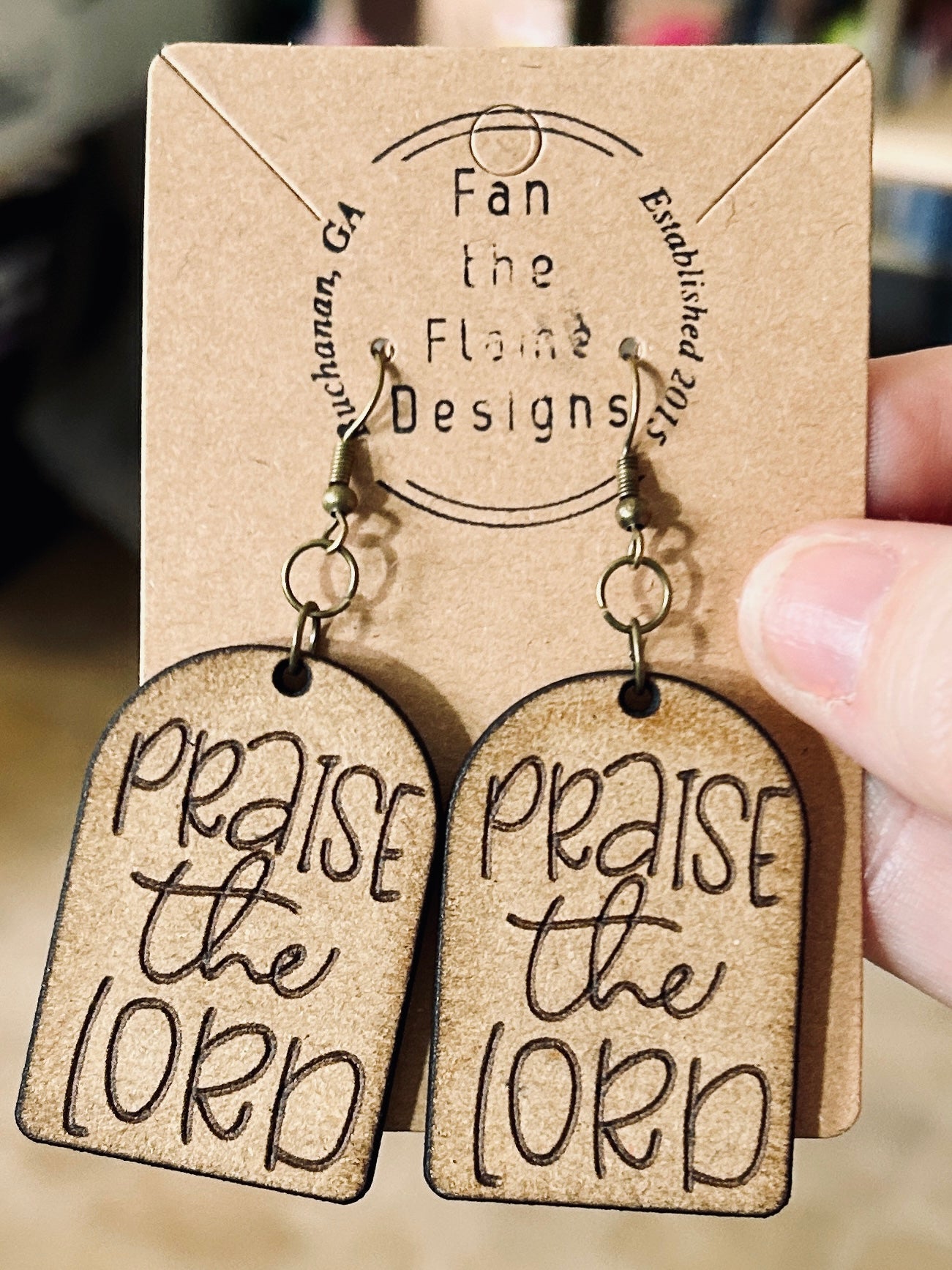 Praise the Lord Dangle Earrings