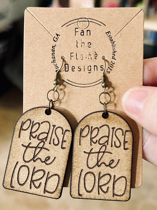 Praise the Lord Dangle Earrings