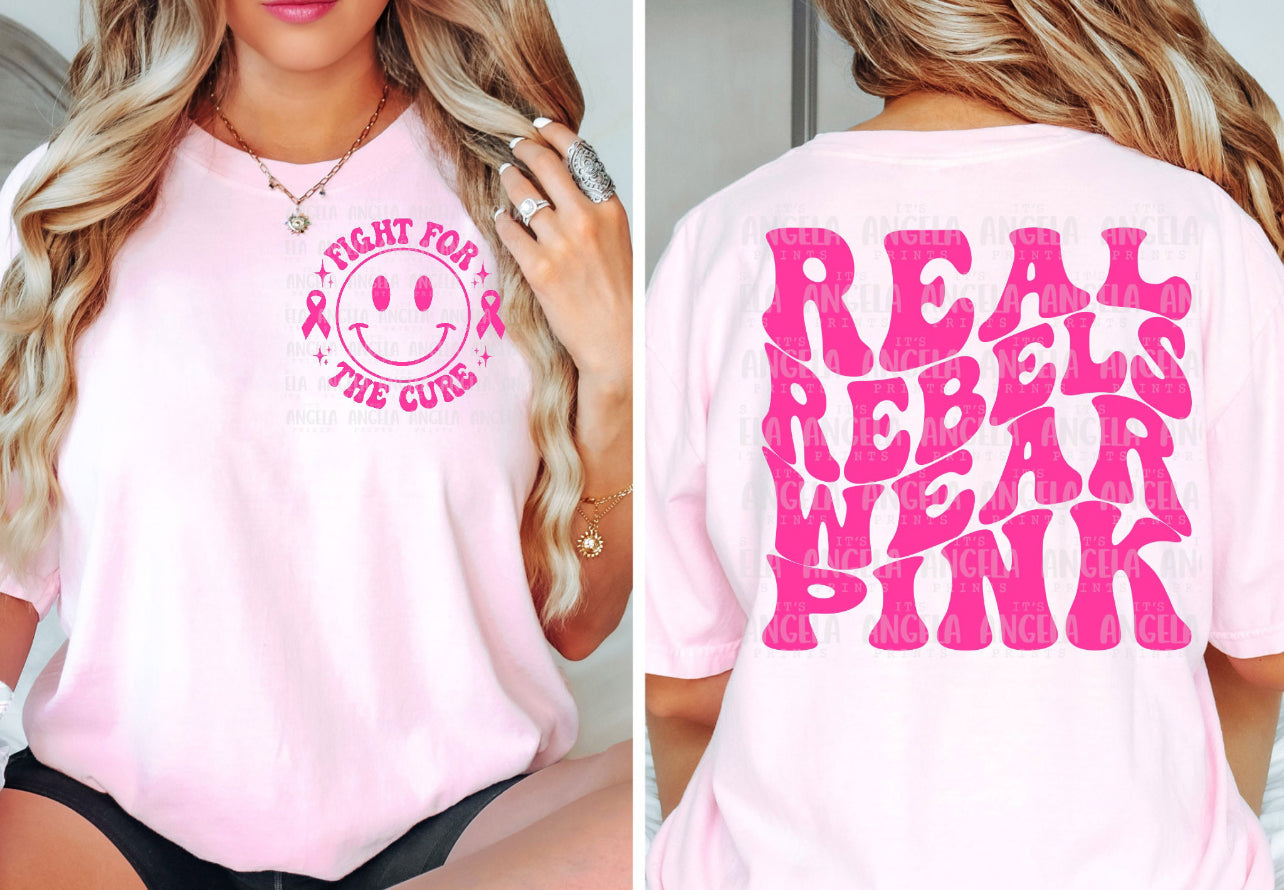 Real Rebels wear Pink tee/sweatshirt