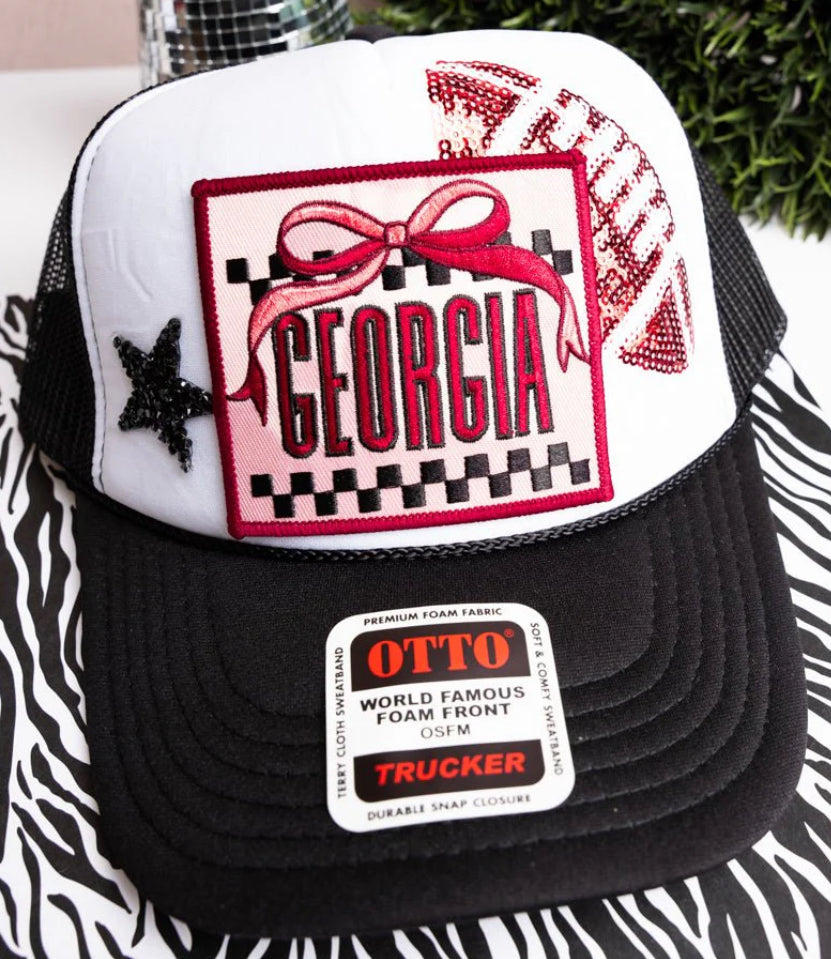 BOW CHECK OTTO GRAY TRUCKER HAT