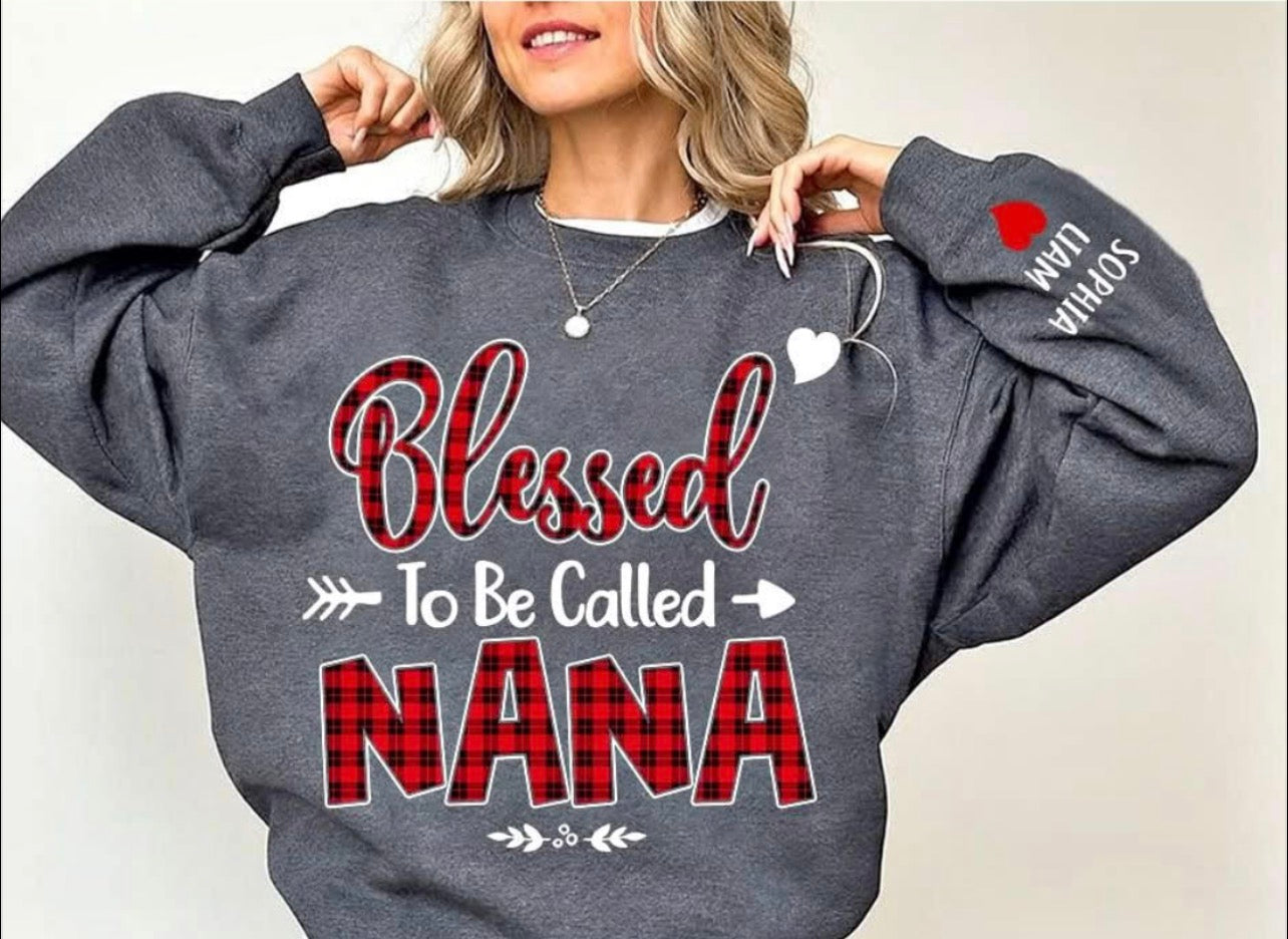 Blessed to be called Nana Short/Long/Sweatshirt