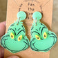 Green Guy Dangle Earrings