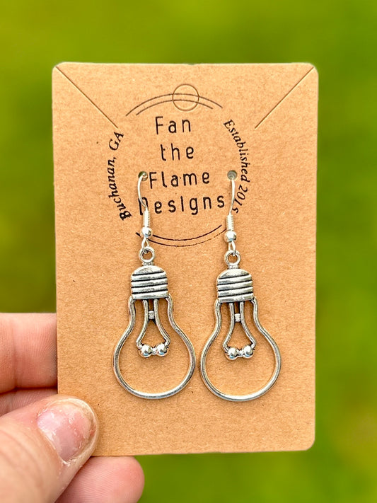 Light Bulb Dangle Earrings