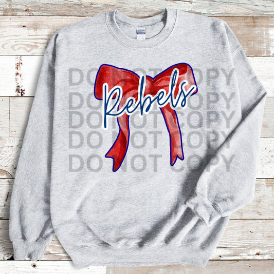 Rebels Bow tee/sweatshirt