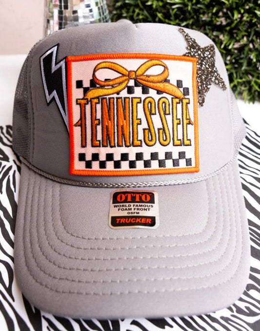 BOW CHECK OTTO GRAY TRUCKER HAT