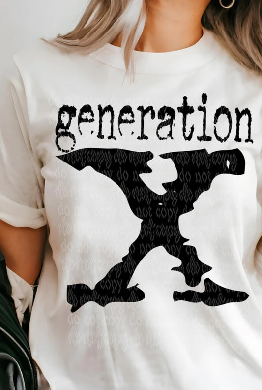 Generation x tee/sweatshirt