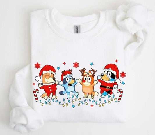 Bluey Christmas Short/Long/Sweatshirt