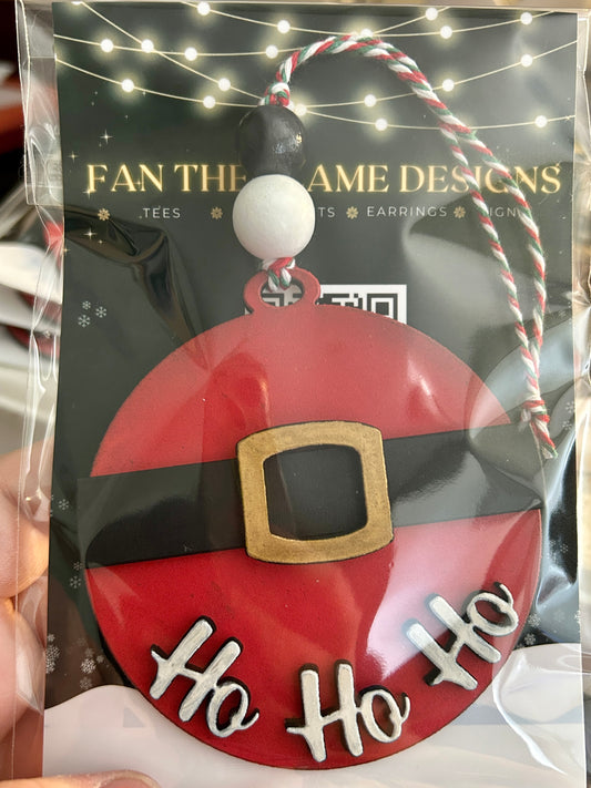 Ho Ho Ho Ornament