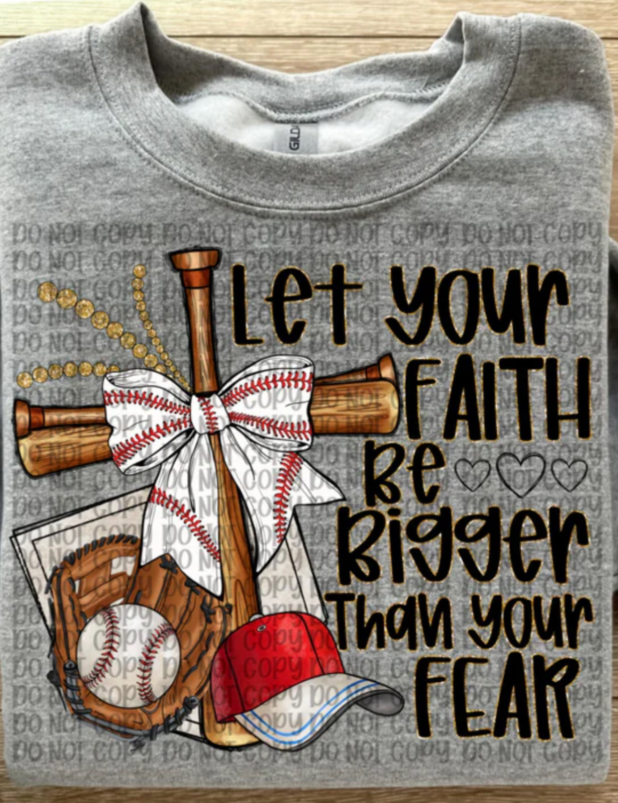 Let your faith be bigger tee/sweatshirt