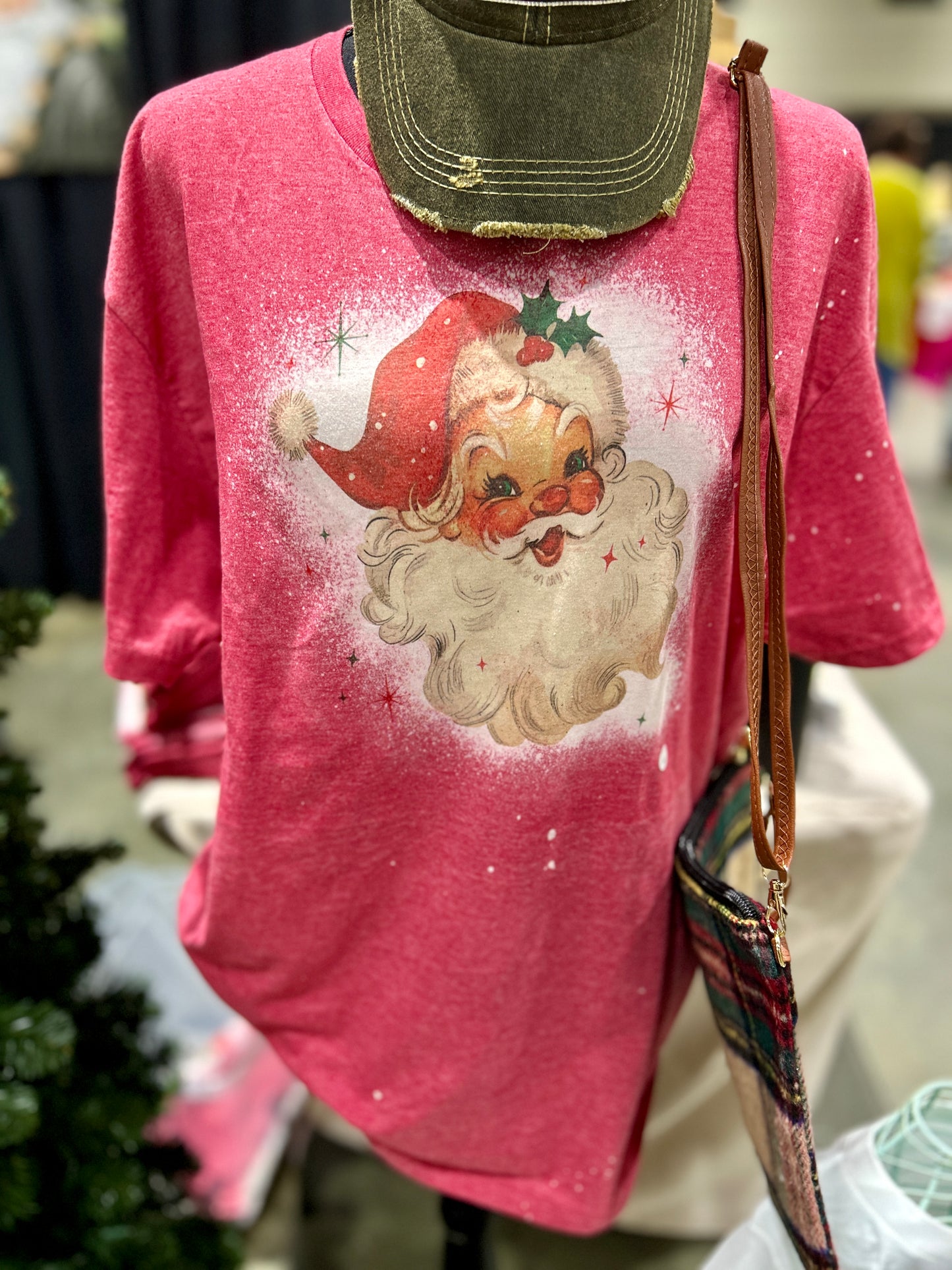 Vintage Bleached Santa Tee/Sweatshirt