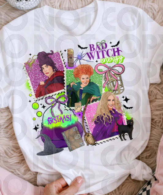Bad Witch Sistas Collage Tee/Sweatshirt
