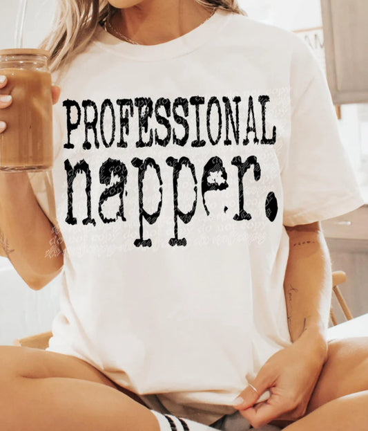 Professional napper tee/sweatshirt