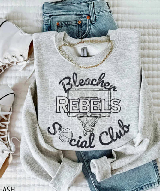 Rebels bleacher social club tee/sweatshirt