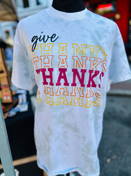 Give Thanks tee/sweatshirt