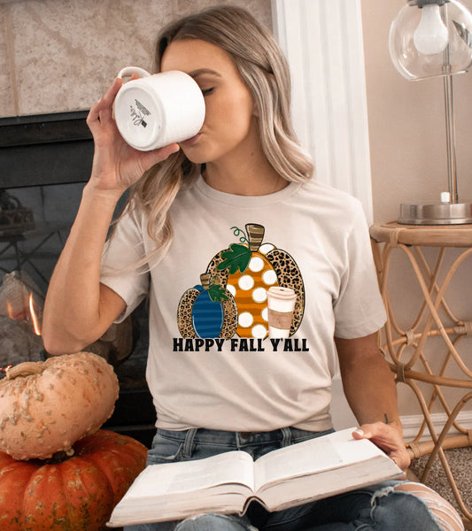 Happy Fall Y'all tee/sweatshirt