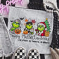 Happy hallothankmas green guy black font Tee/Sweatshirt