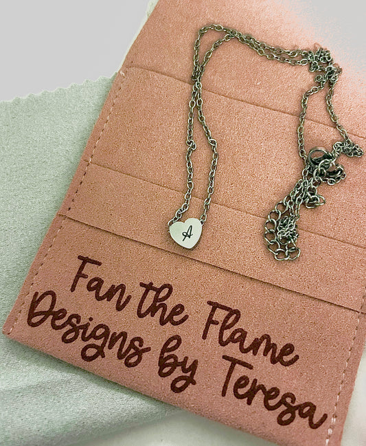 Mini Heart Engraved Necklace
