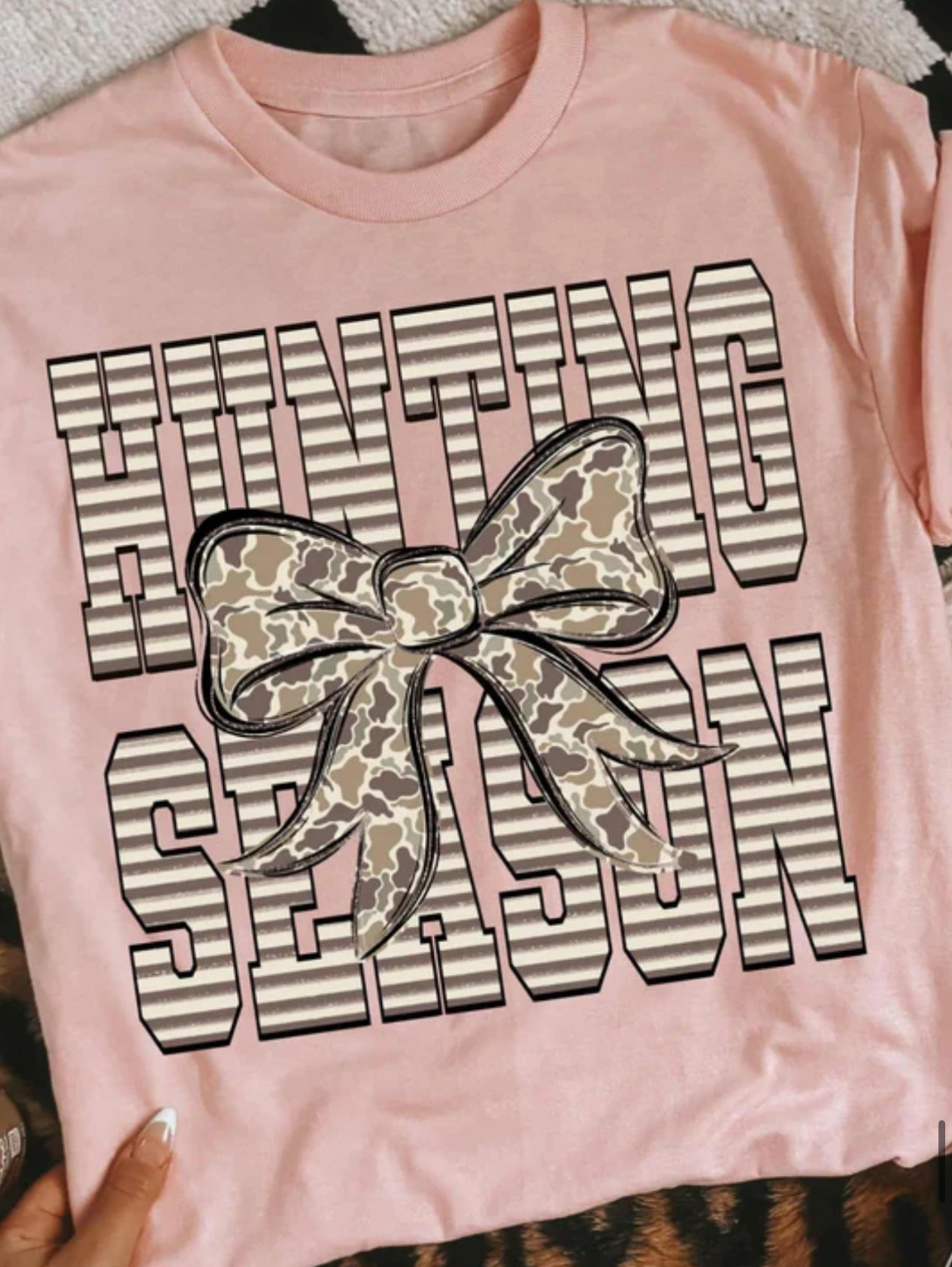 Hunting Season camo bow Tee/Sweatshirt