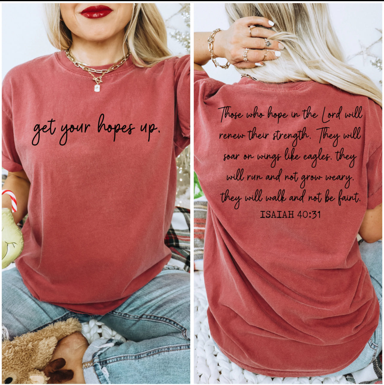 Get your hopes up tee/sweatshirt