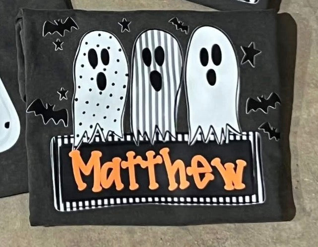 Ghost with name plate