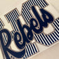 HC Rebels Pinstripe Mascot Tee/Sweatshirt