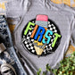 First grade retro circle Tee/Sweatshirt