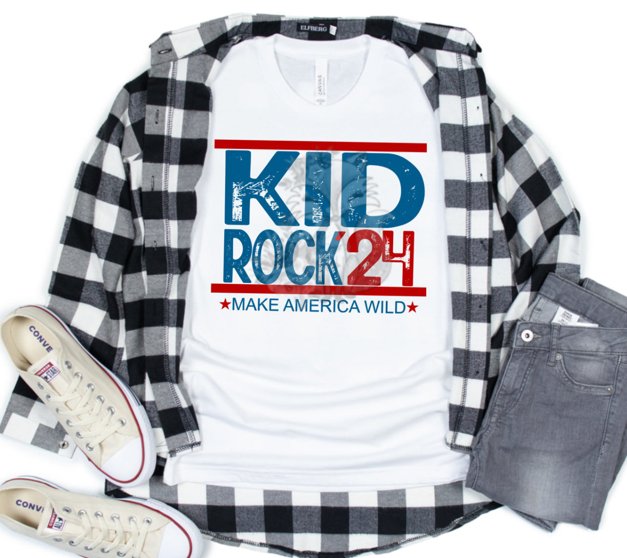 Kid Rock ‘24 - make America Wild tee/sweatshirt