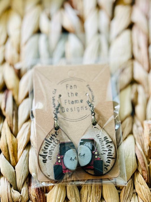 Adventure Awaits Handmade Dangle Earrings