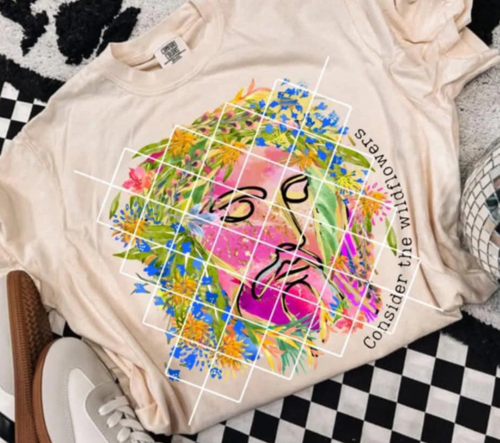 Consider the wildflowers tee/sweatshirt
