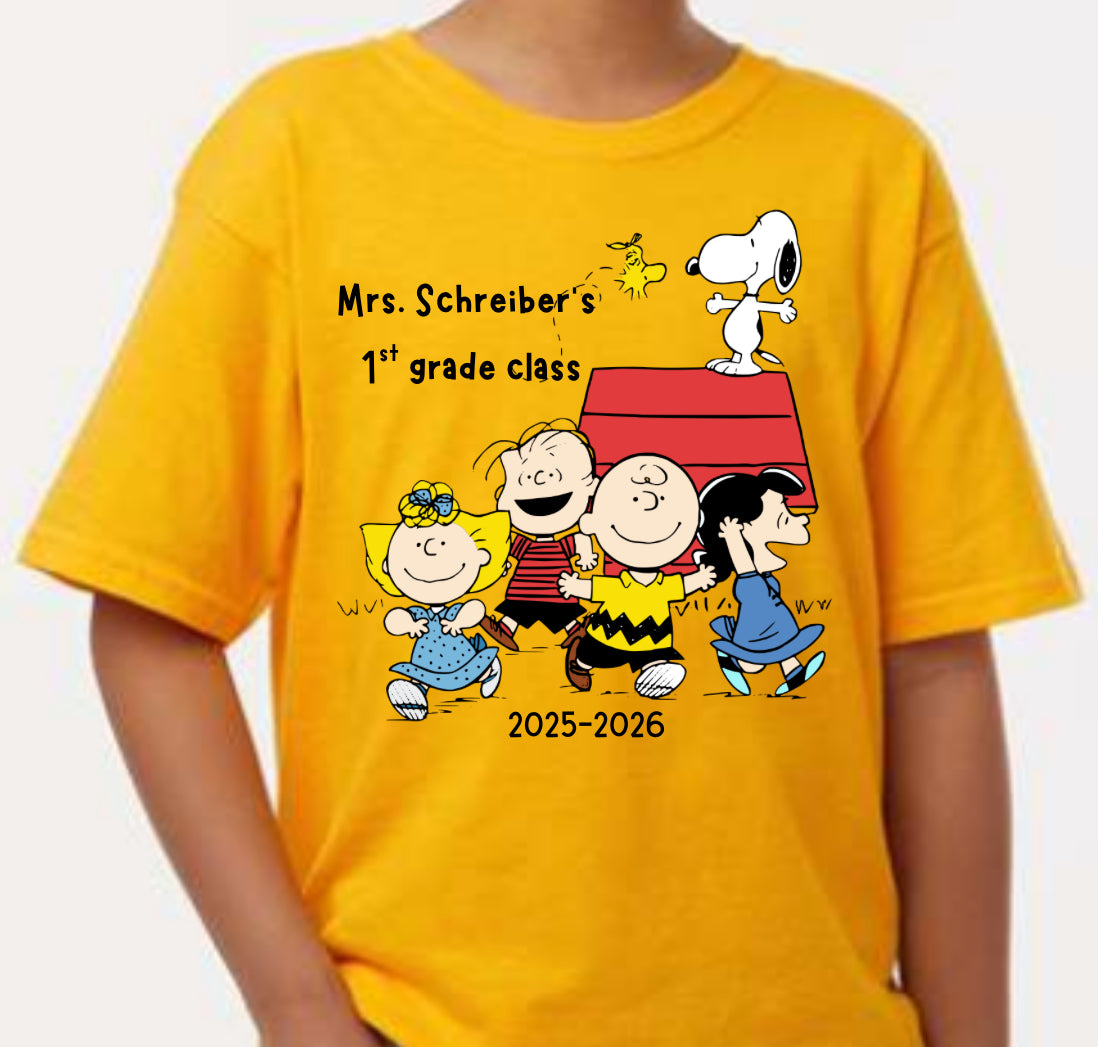 Mrs Schreiber’s class tee