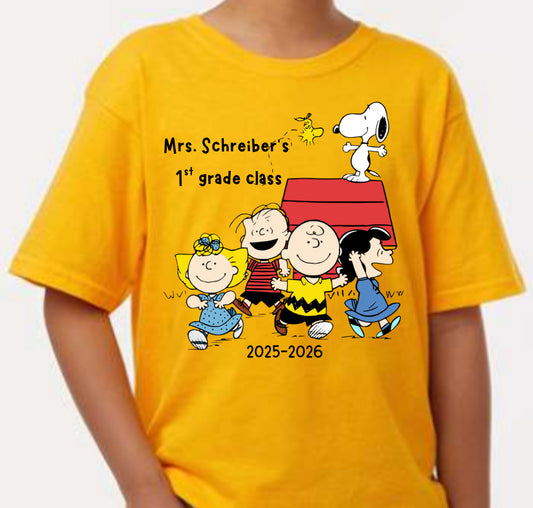 Mrs Schreiber’s class tee