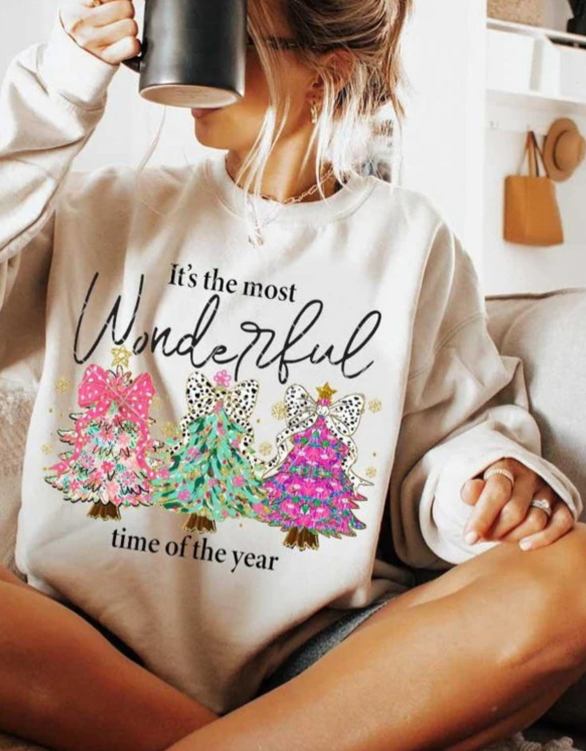 It's The Most Wonderful Time Of The Year Christmas Trees tee/sweatshirt