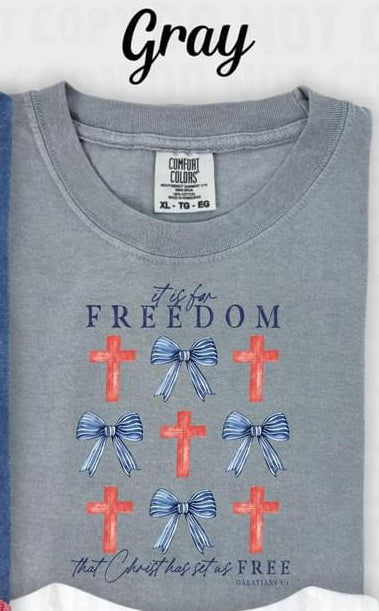 It is for Freedom tee