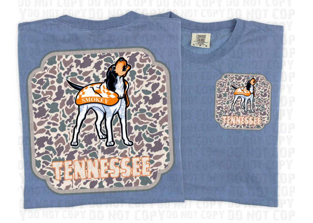 TN Vols Camo tee/sweatshirt