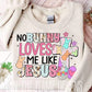 No bunny loves me like jesus peep filled cross tee/sweatshirt