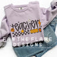 Teacher Pencil Checker tee/sweatshirt