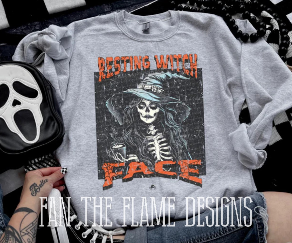 Resting Witch Face tee/sweatshirt