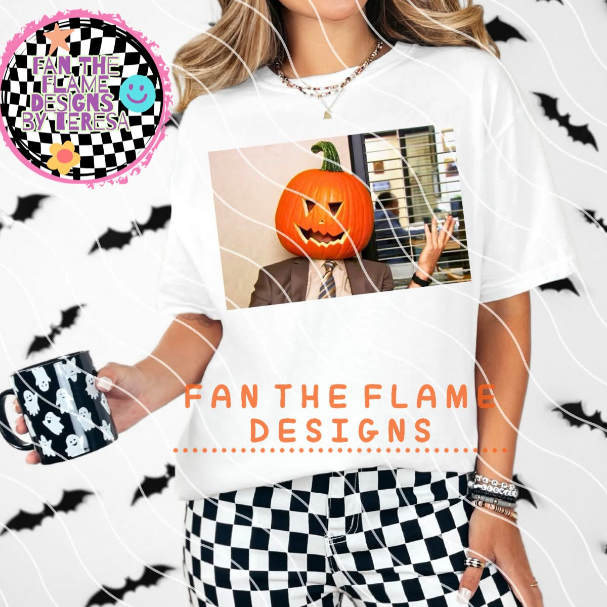 Pumpkin Head tee/tank