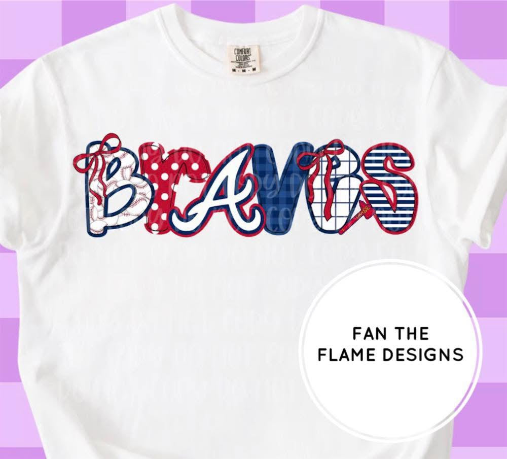Braves doodle Short/Long/Sweatshirt