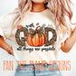 With god all things are possible leopard and pumpkin tee/sweatshirt