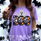 Boo black outline with ghost tee/sweatshirt