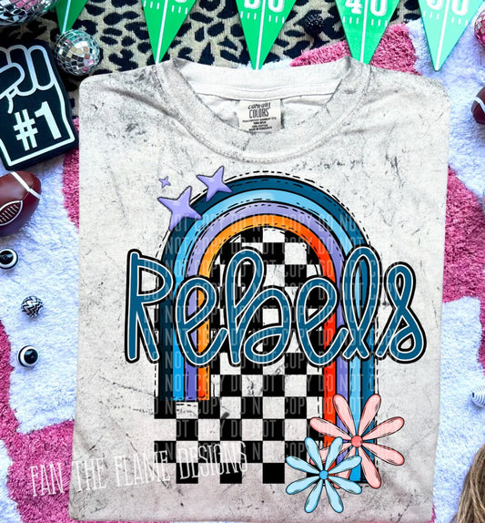 Rebels Half Rainbow tee/sweatshirt