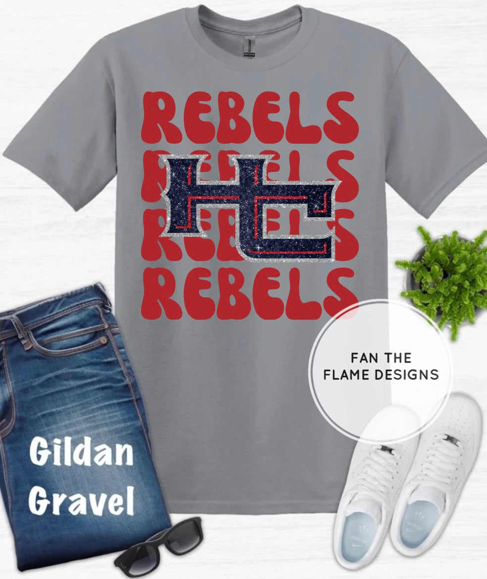 Glitter HC with stacked Rebels